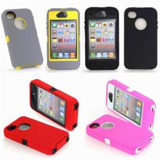   DEFENDER iPhone 4 4S Heavy Duty Tough Colourful Case Cover mbs  