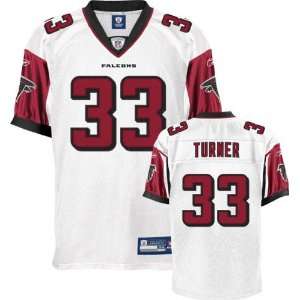  Michael Turner Jersey: Reebok Authentic White #33 Atlanta Falcons 