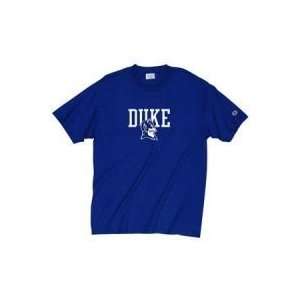  Duke Blue Devils T shirt   Duke Above Blue Devil Logo   By 