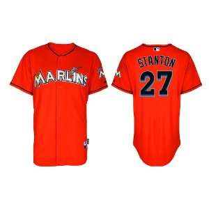  2012 Miami Marlins #27 Stanton orange jerseys size 48 56 