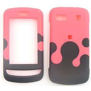  LG Xenon GR500 Milk Drop, Pink and Black Hard Case/Cover 