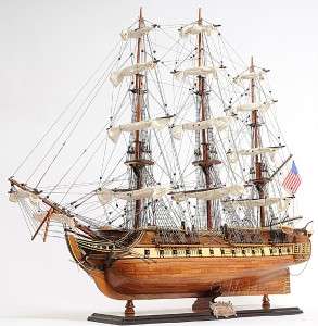 USS Constitution Wood Tall Ship Model Sailboat 38 Boat  