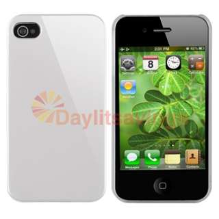   Side Hard Case Cover+PRIVACY FILTER LCD Guard for iPhone 4 G 4S  