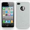 White Hard Cover Case for Apple iPhone 4 4S ATT Ve