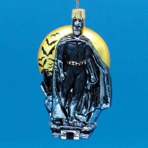  Batman Infront Of The Moon Glass Christmas Ornament 