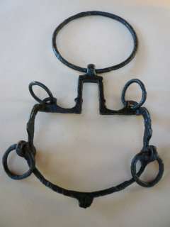 Antiq Snaffle Ring Horse Bit Iron Hand Forged Very Old  
