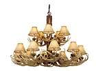 COUNTRY VAXCEL RUSTIC ANTLER NATURAL CHANDELIER LARGE FOYER LIGHTING 