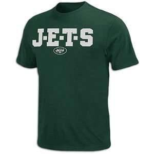  New York Jets Green Inside Line T Shirt: Sports & Outdoors