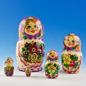   Natasha Russian Nesting Dolls, Matryoshka, Matreshka: Home & Kitchen