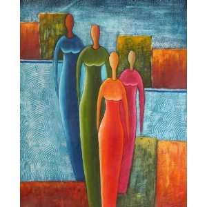 The Four Matriarchs Oil Painting on Canvas Hand Made Replica Finest 