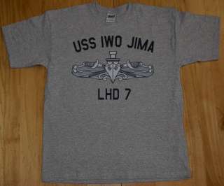 US Navy USS Iwo Jima LHD 7 T Shirt  