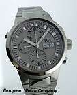 IWC GST Chronograph Rattrapante IW371508 3715 08 SS/SS Grey Dial 43mm 