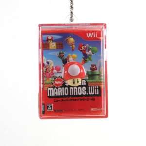  New Super Mario Bros Wii Spring Shadow Box 1.75 Keychain 
