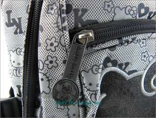 Hello Kitty student School Bookbag backpack shoulder bag 16H Grey 