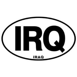  Iraq IRQ Identity Symbol (pack of 4) Oval Sticker 