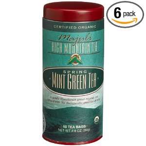 Majuli Organic High Mountian Tea, 50 Count Tea Bags (Pack of 6 