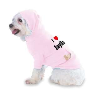  I Love/Heart Jaylin Hooded (Hoody) T Shirt with pocket for 