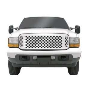   58228006 EZ Stainless Large Oval Mirror Bright Grille: Automotive