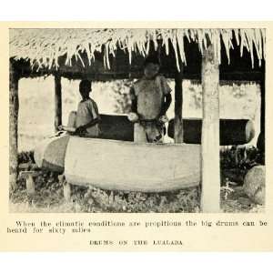  1925 Print Drums Lualaba River Democratic Republic Congo 