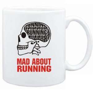  New  Mad About Running / Skull  Mug Sports