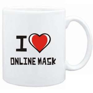  Mug White I love Online Mask  Hobbies