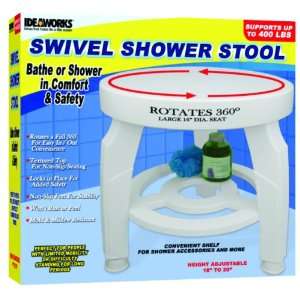  Swivel Shower Stool: Health & Personal Care