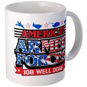   Cup) American Armed Forces Army Navy Air Force Military Job Well Done