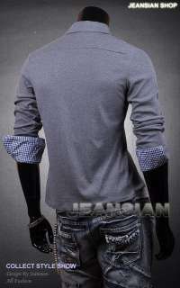 SWM Mens Casual Designer Slim Shirts Polo Tops Western  