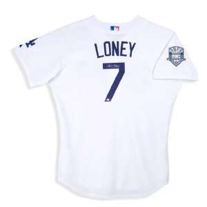  James Loney Los Angeles Dodgers Autographed Home Jersey 