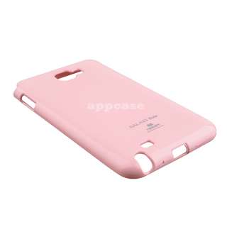 Pink High Gloss Glitter Pearl Color Gel Soft Case For Samsung Galaxy 