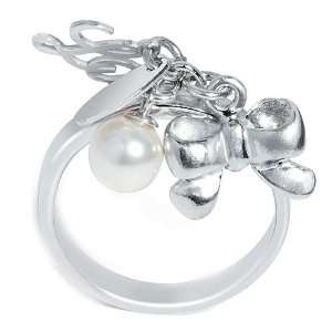 Liu Jo Ladies Ring in White 925 Silver with Cultivated Pearl, form 