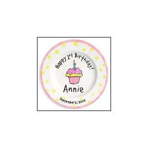  Cupcake (Girl) Birth Plate