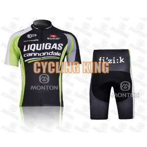  /2011 liquigas short sleeve cycling jerseys and shorts set 