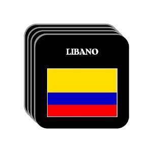  Colombia   LIBANO Set of 4 Mini Mousepad Coasters 