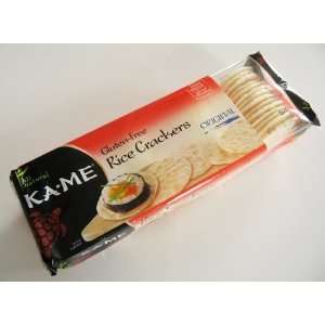 Kame All Natural Original Rice Crackers 3.5 Oz:  Grocery 