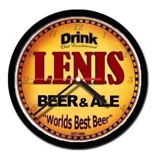  LENIS beer and ale cerveza wall clock 
