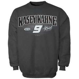 Checkered Flag #9 Kasey Kahne Gray Basic Crew Sweatshirt:  