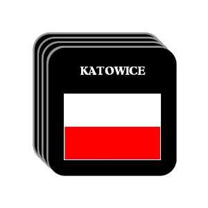  Poland   KATOWICE Set of 4 Mini Mousepad Coasters 