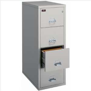   Vertical Legal Metal Fireproof File Storage Cabinet in Parchment
