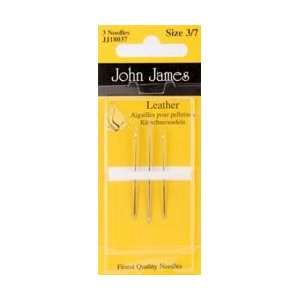  Colonial Needle Leather Hand Needles Assorted 3/Pkg JJ180 