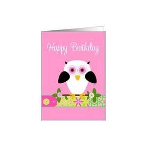  Happy Birthday Owl on a String Card Toys & Games