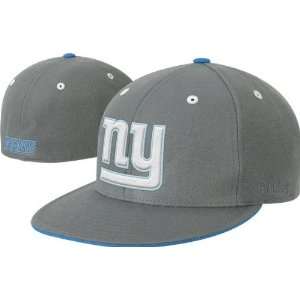 New York Giants Fitted Grey Structured Hat  Sports 