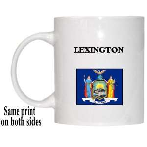  US State Flag   LEXINGTON, New York (NY) Mug Everything 