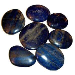 MiracleCrystals 1 Large Lapis Lazuli Tumbled Slab Stones   Third eye 