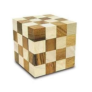  Wood Puzzle King Snake 4 x 4 x 4, Size Large: Toys & Games