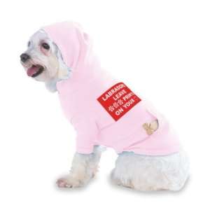  LABRADORS LEAVE PAW PRINTS ON YOUR HEART Hooded (Hoody) T 