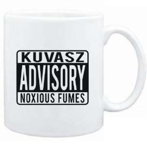    Mug White  Kuvasz ADVISORY NOXIOUS FUMEs Dogs
