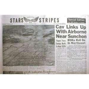  1951 Stars & Stripes   Korean War Newspaper