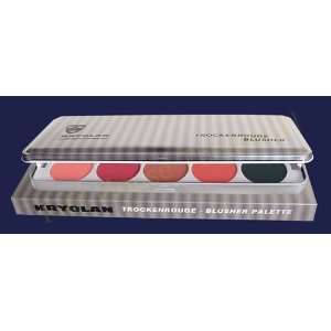  Kryolan Dry Rouge & Contour Blusher Makeup Palette 5196 