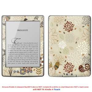  Protective Decal Skin sticker for  Kindle 4 